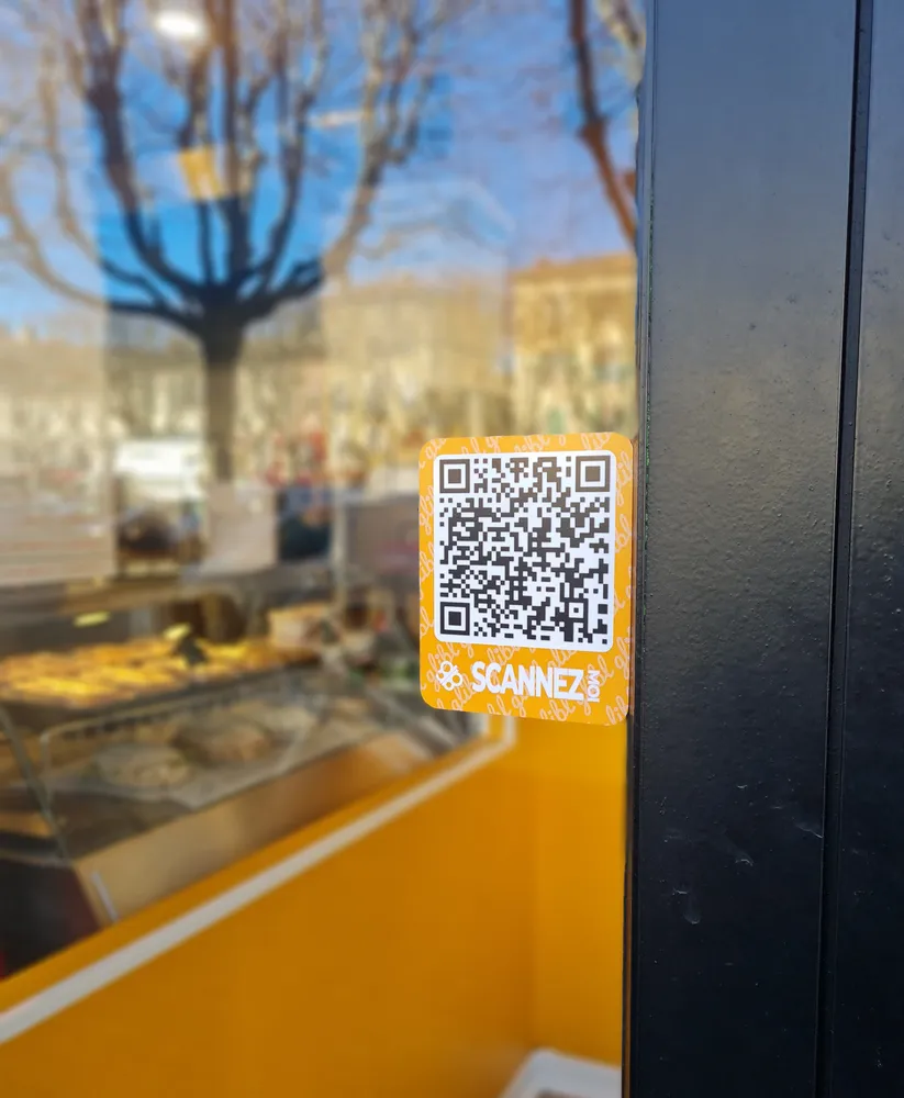 Sticker vitrine